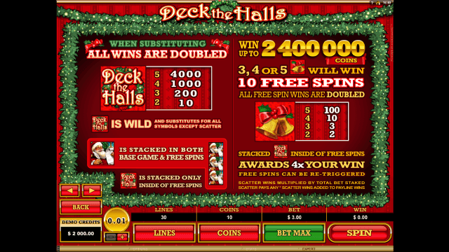 Игровой аппарат Deck The Halls