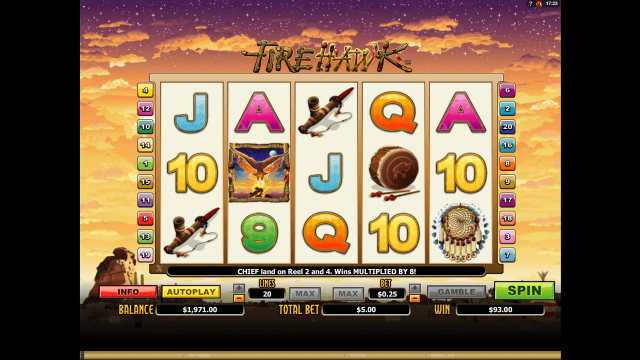Игровой аппарат Fire Hawk