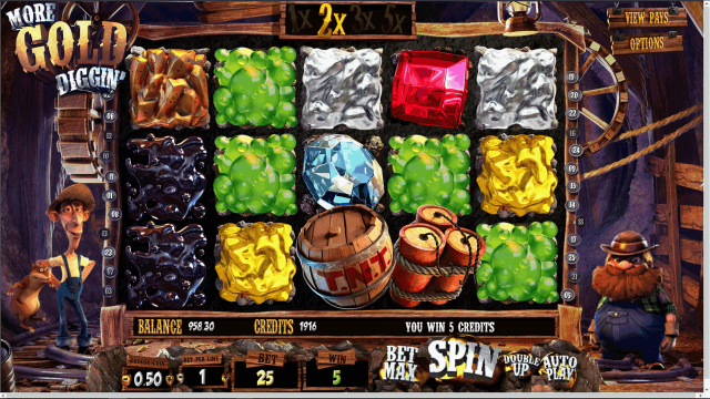 Игровой слот More Gold Diggin'