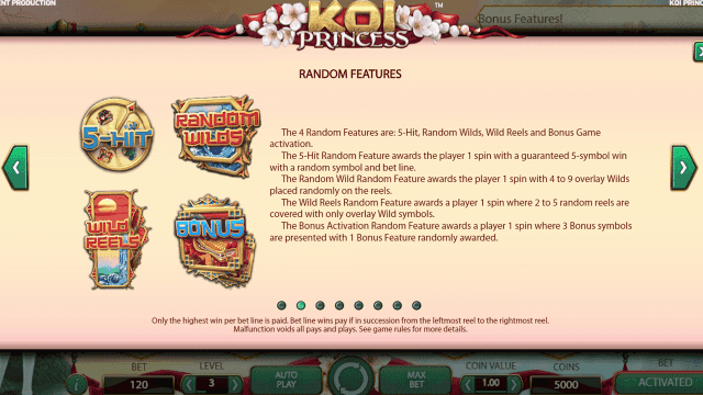 Игровой аппарат Koi Princess