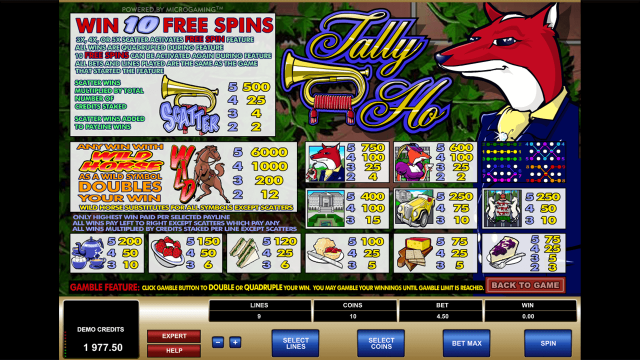 Игровой автомат Tally Ho